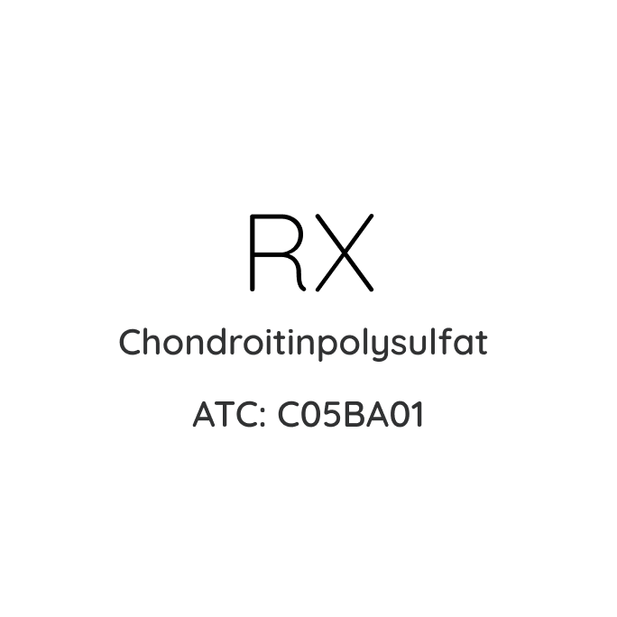 RX Chondroitinpolusulfat ATC: C05BA01