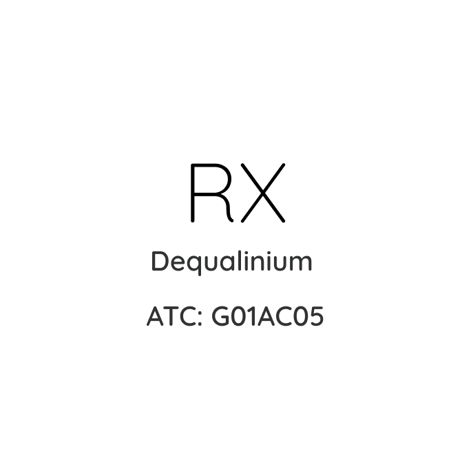 RX Dequalinium ATC: G01AC05