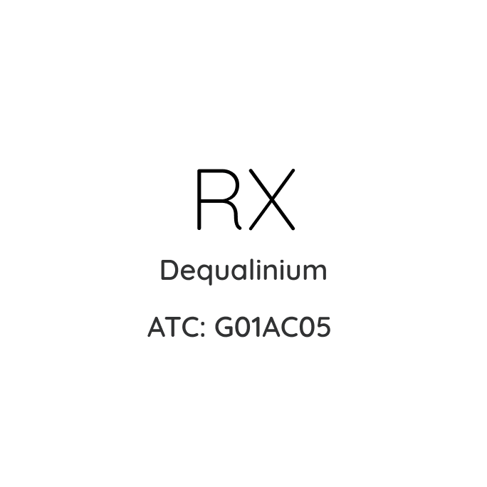 RX Dequalinium ATC: G01AC05